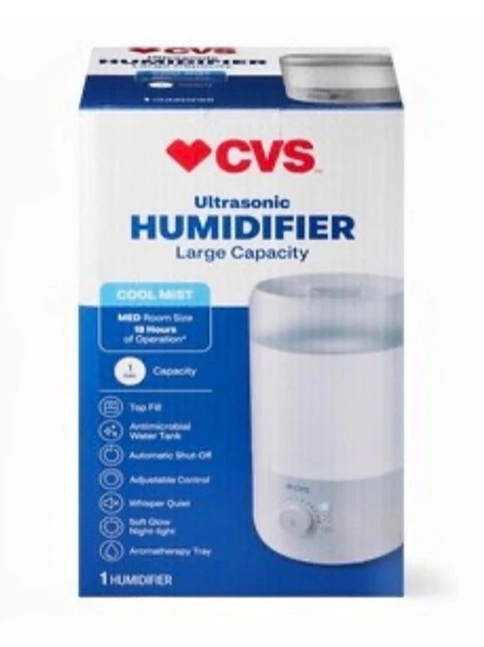 CVS Warm Mist Humidifier